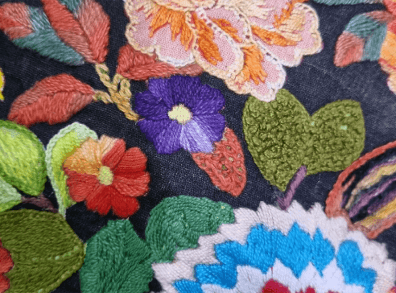 Mix de cores e técnicas